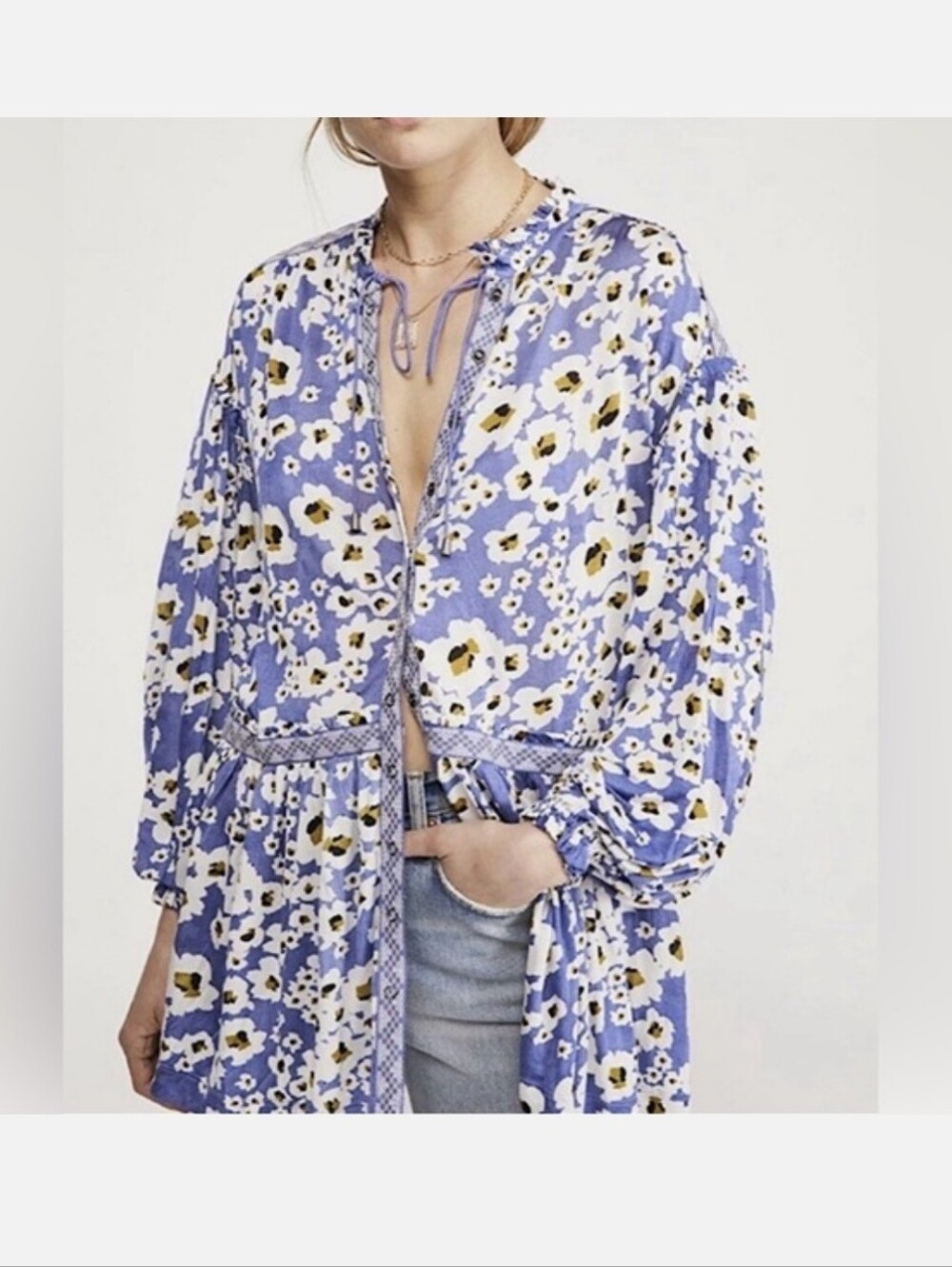 Free People Love Letter Tunic Top Sz Xs New Tags